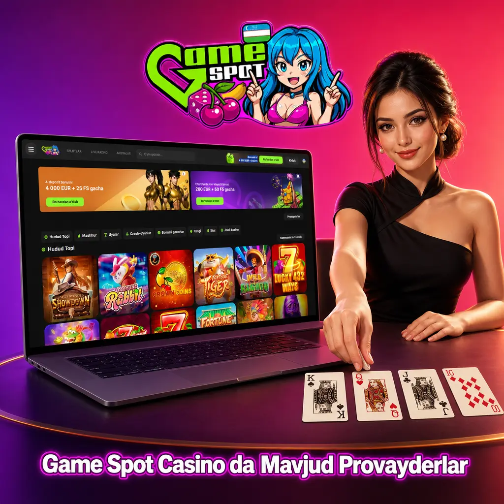 Game Spot Casino live provayderlar: Evolution Gaming va Pragmatic Play Live o'yinlari, rus tilida dilerlar