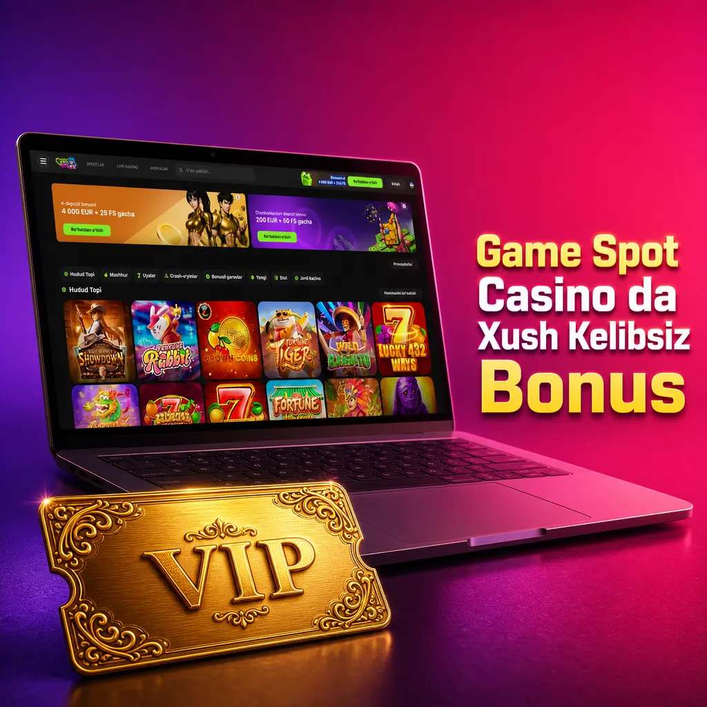 Game Spot Casino xush kelibsiz bonusi: 4000 EUR va 245 bepul aylanish O'zbekiston o'yinchilari uchun