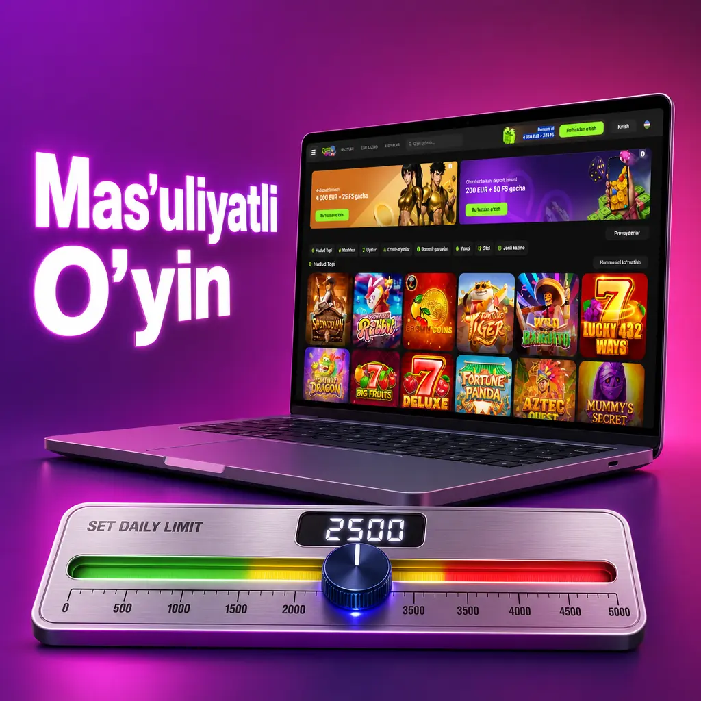 Game Spot Casino mas'uliyatli o'yin vositalari: depozit limiti, vaqt cheklovi va o'z-o'zini bloklash