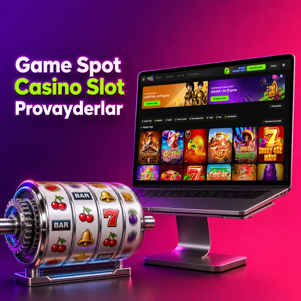 Game Spot Casino slot provayderlar: Pragmatic Play, NetEnt, Microgaming va boshqa 50 dan ortiq litsenziyalangan studiyalar
